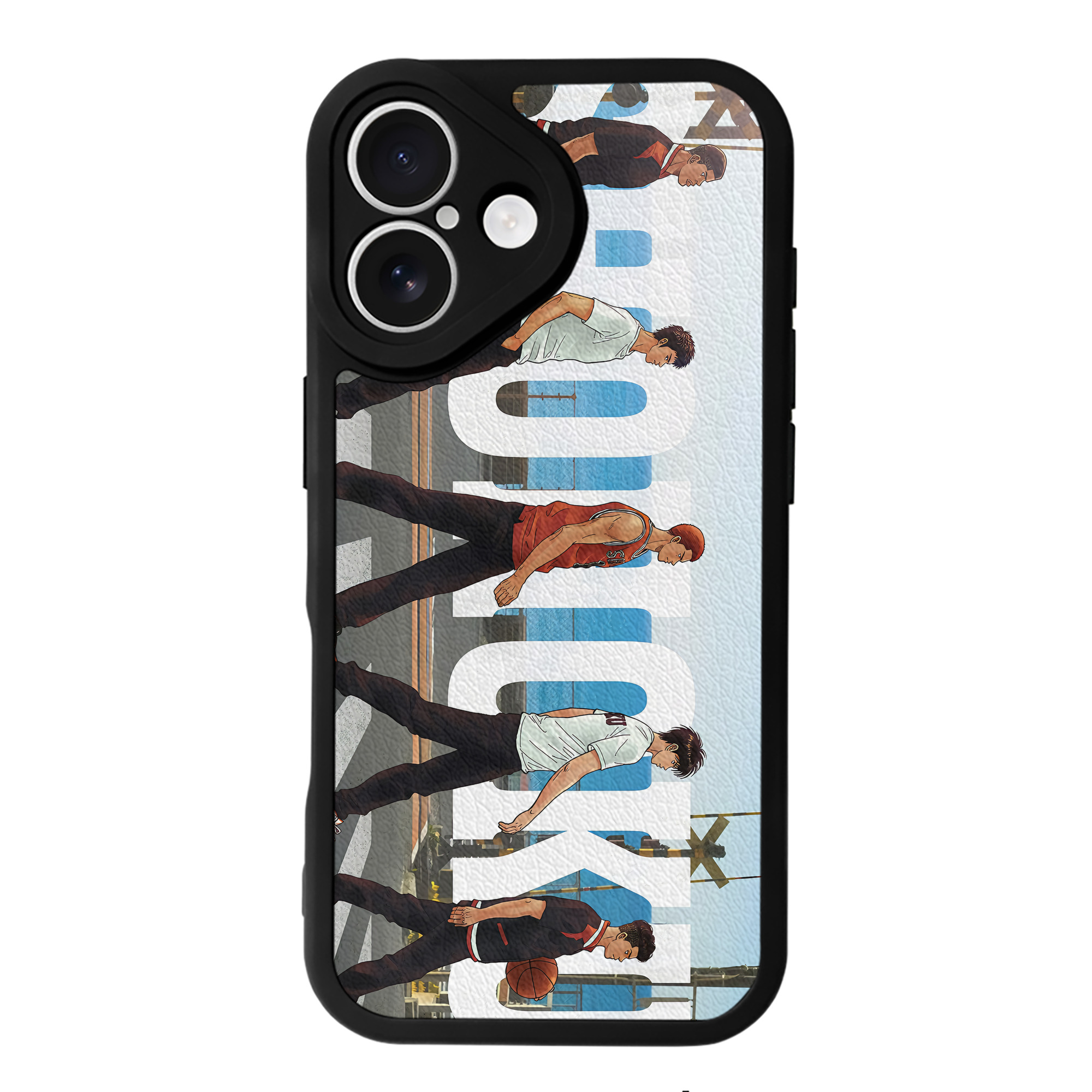 （画像用） SLAM DUNK／スラムダンク 【iPhone 16シリーズ対応】シリコンスマホケース（レザー調） 材質：シリコン